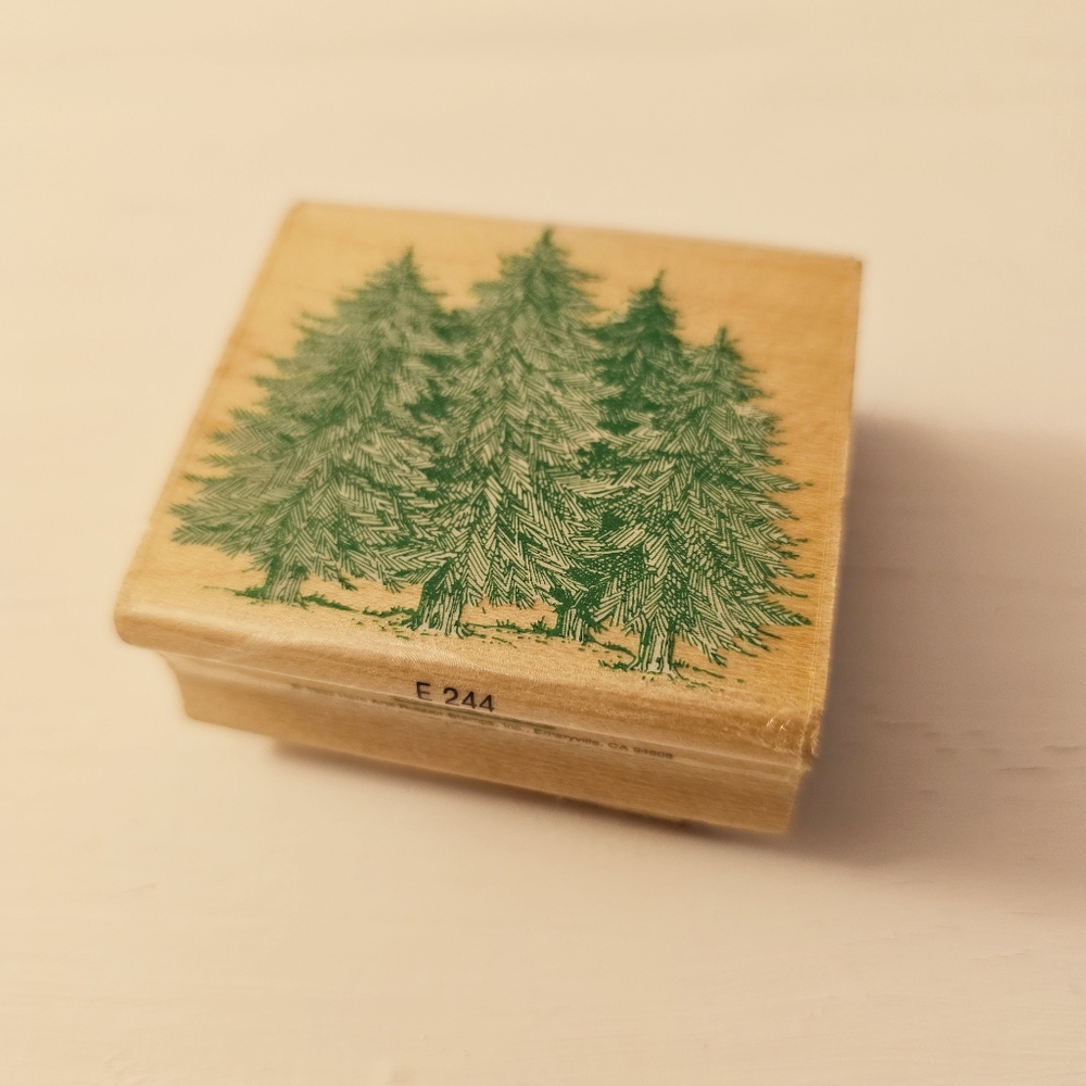 Hero Arts Pine Tree Rubber Stamp